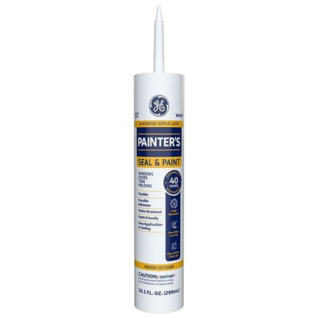 Ge Painter's White Acrylic Latex Painter's Caulk Sealant 10.1 oz 2733581